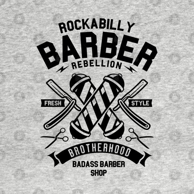 Rockabilly Barber by CRD Branding